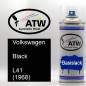 Preview: Volkswagen, Black, L41 (1968): 400ml Sprühdose, von ATW Autoteile West.